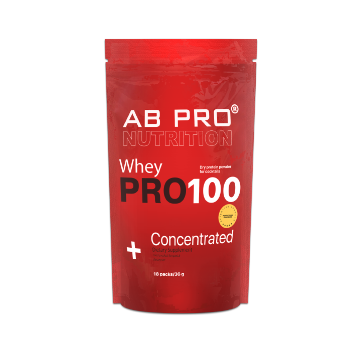 Протеин AB PRO PRO 100 Whey Concentrated 18 по 36 г