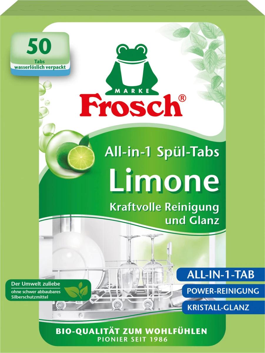 Таблетки для посудомоечной машины Lime Frosch 50 шт.