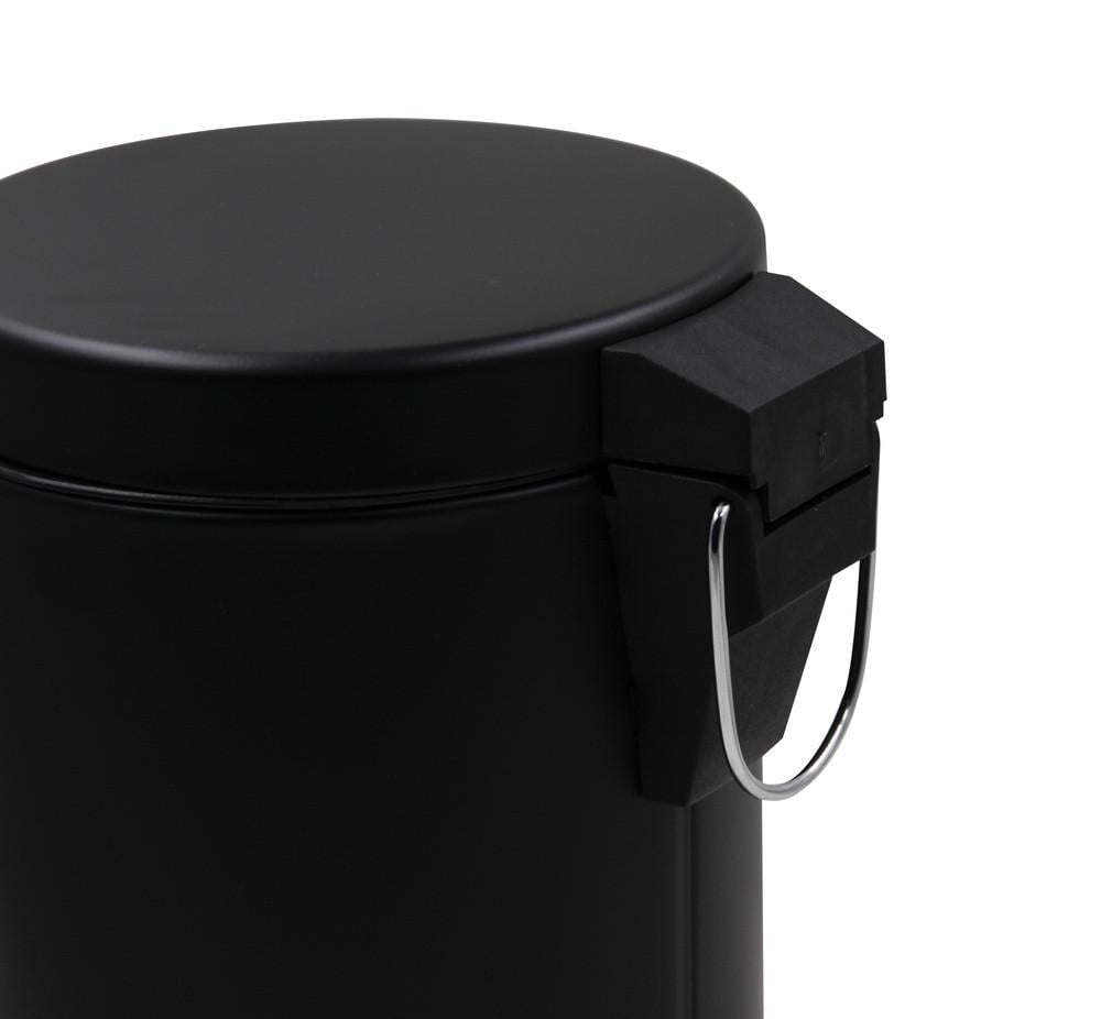 Відро для сміття кругле Zerix Solo-TC0107 Black 7 л Чорний (ZX5900) - фото 3