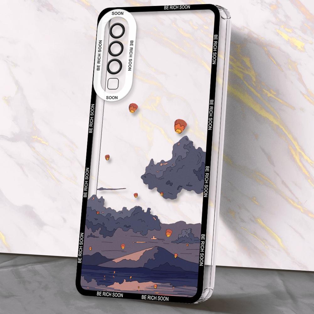 Прозрачный защитный чехол AngelEyes для Samsung Galaxy A30s A307 Be Rich Soon (30086)