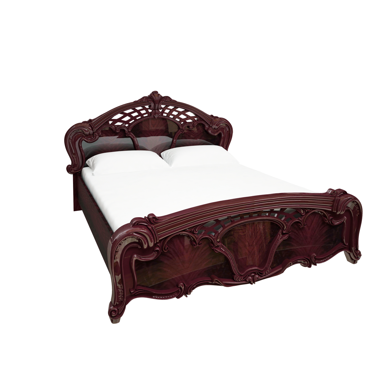 Кровать с подъемным механизмом Миро-Марк Olimpia 160х200 см Перо Рубино (OL-46-PR)