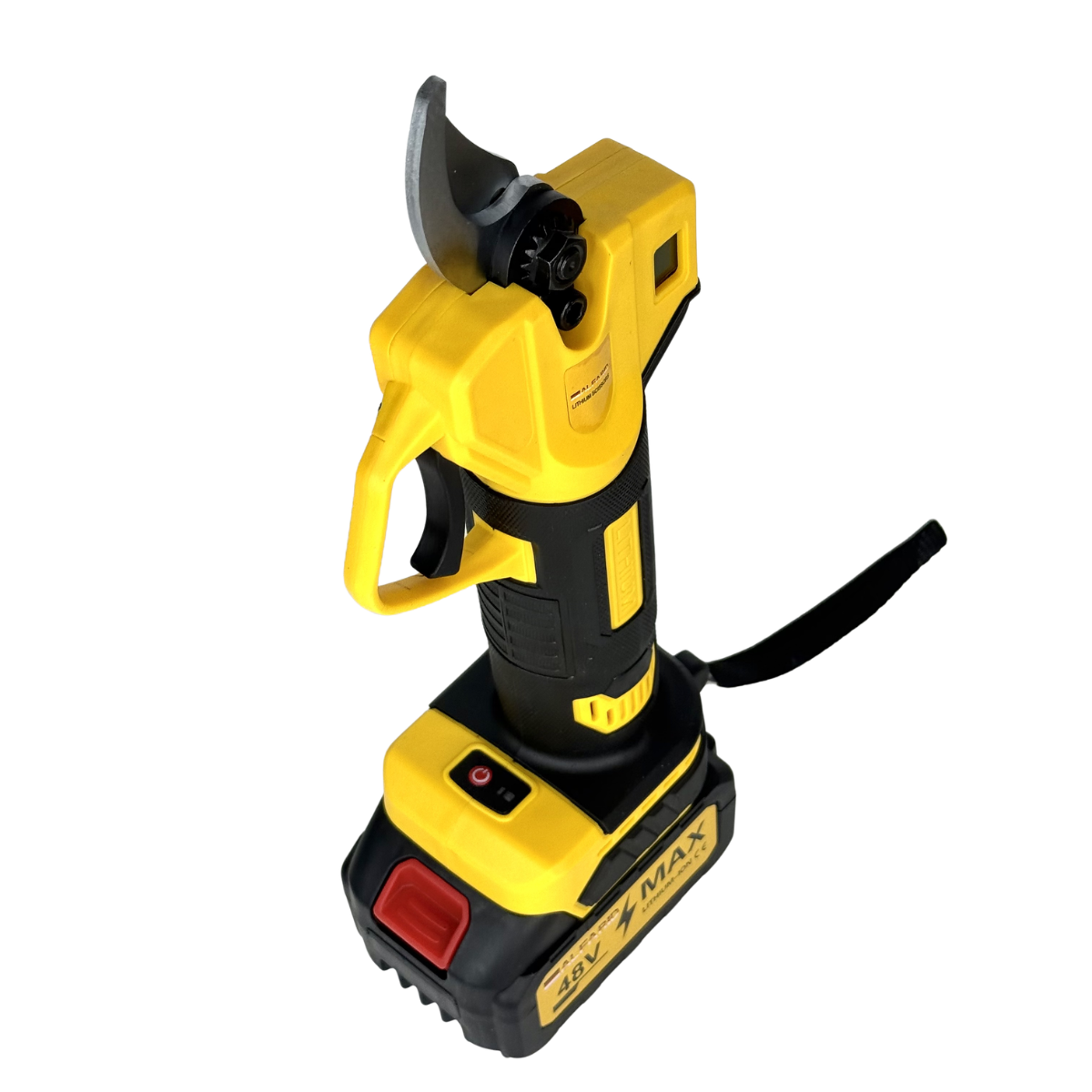 Секатор аккумуляторный электрический 48V с 2 аккумуляторами Li-Ion в кейсе Желтый (ASKTD-248-Yellow)