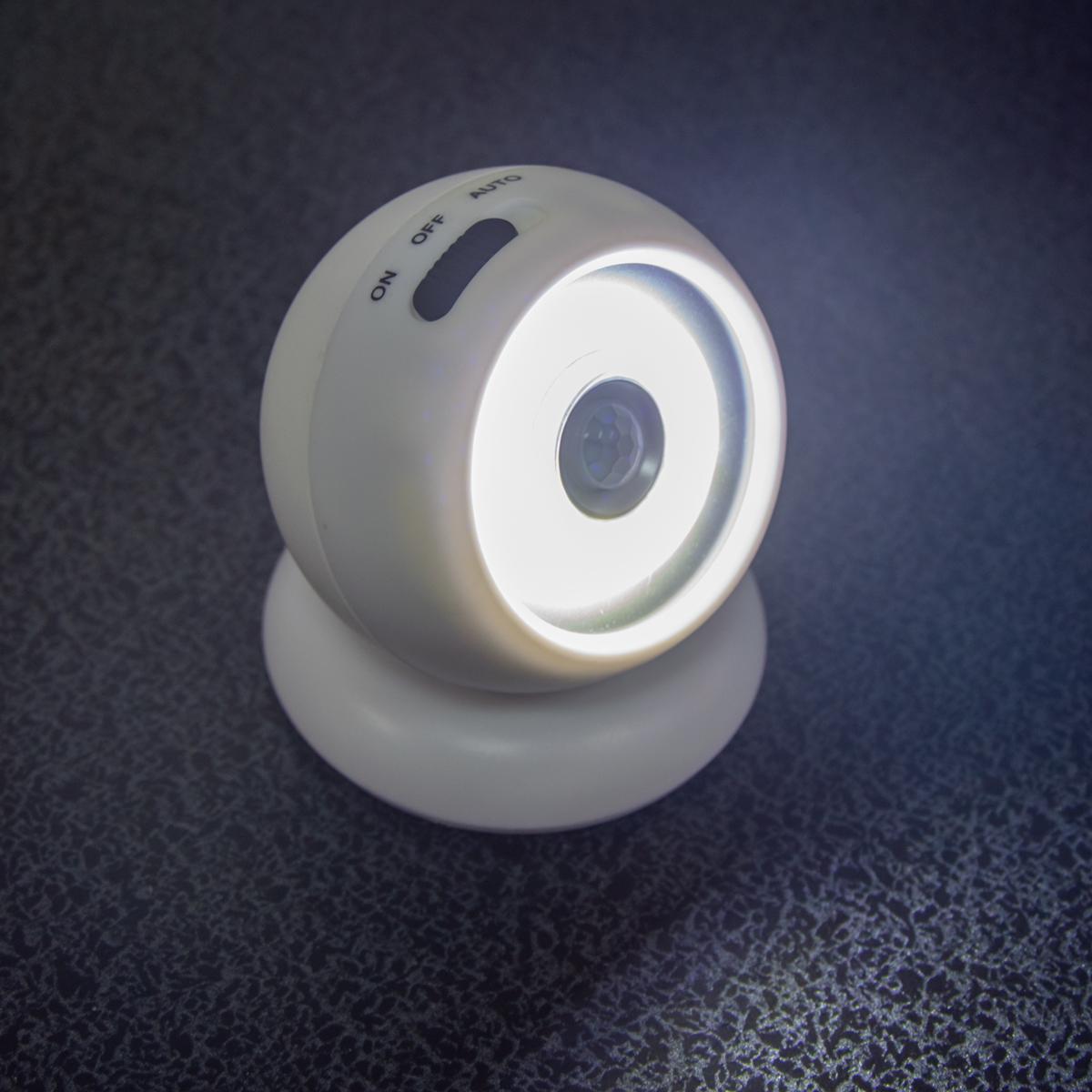 Лампа світлодіодна Motion Sensor Light із датчиком руху на акумуляторі White (1009888) - фото 8