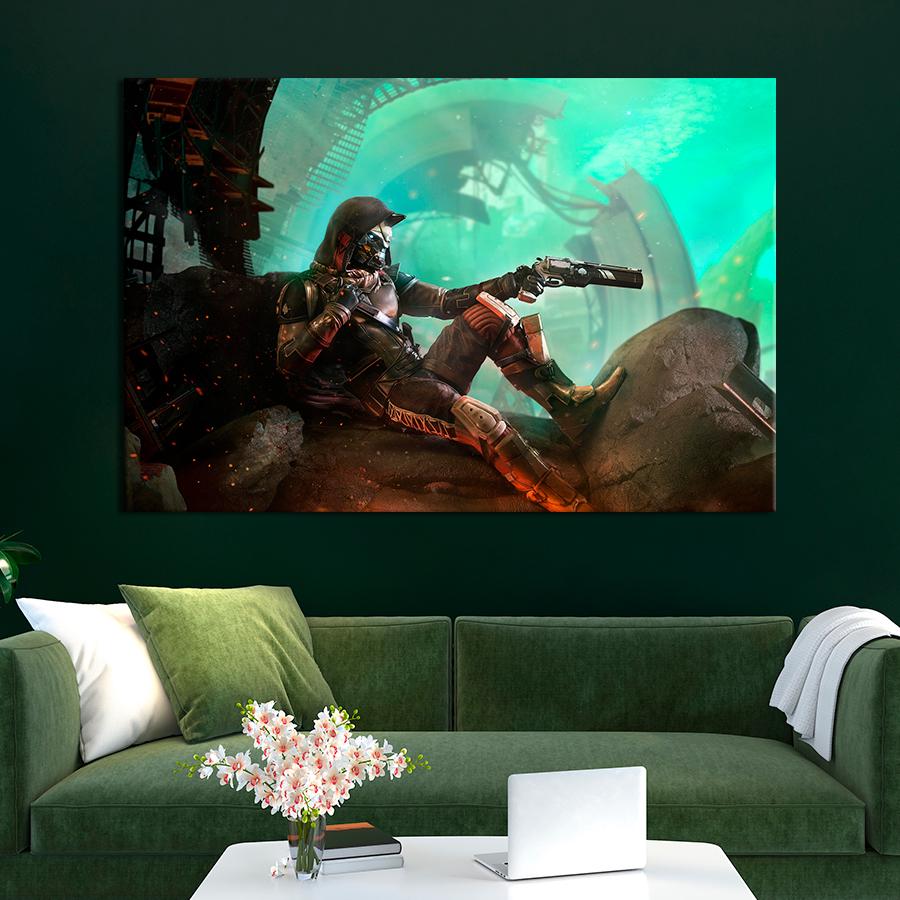 Настенний декор Стильный постер игры Destiny 2 51x34 см (A176-1)