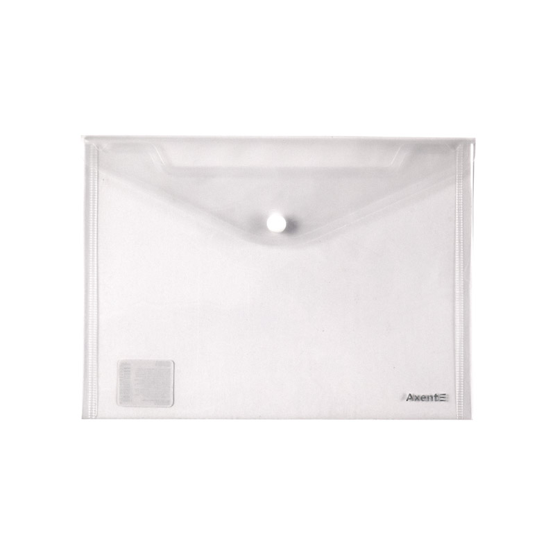 Папка на кнопке Axent А5 12 шт. Прозрачный (1522-27-A)