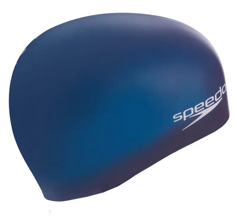 Шапка для плавання Speedo FLAT SILICONE CAP AU OSFM Темно-синій (8-709910011) - фото 2