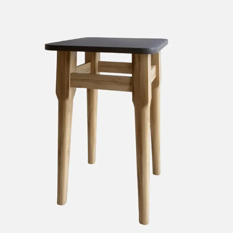 Комплект табуретов на кухню Lion Majami крайка ПВХ 2 мм 2 шт. Антрацит (Lion-041260) - фото 2