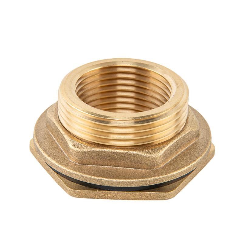Втулка для бака с гайкой и прокладкой 1 РО 1"/РЗ 1 1/4" 1/4" Brass (BR-P100114)