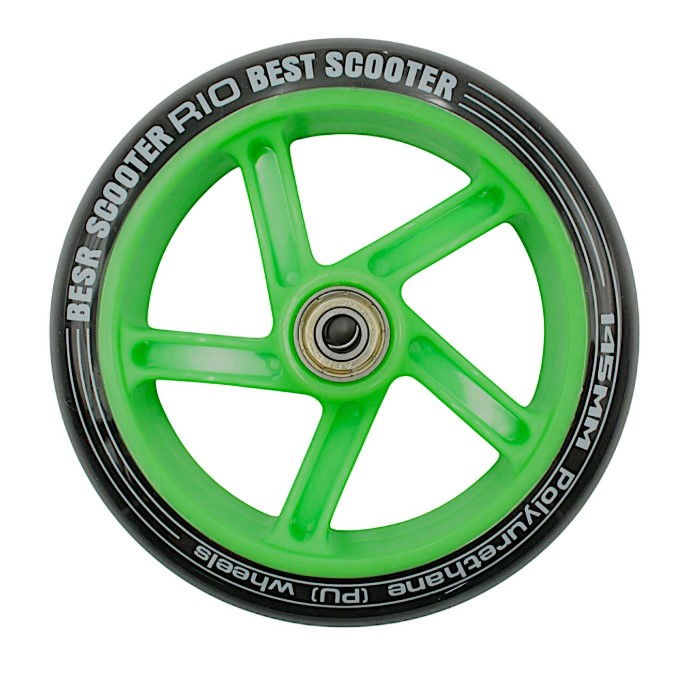 Колесо самоката Best Scooter WH-8215/145 Ø145 PU полиуретан Салатовый