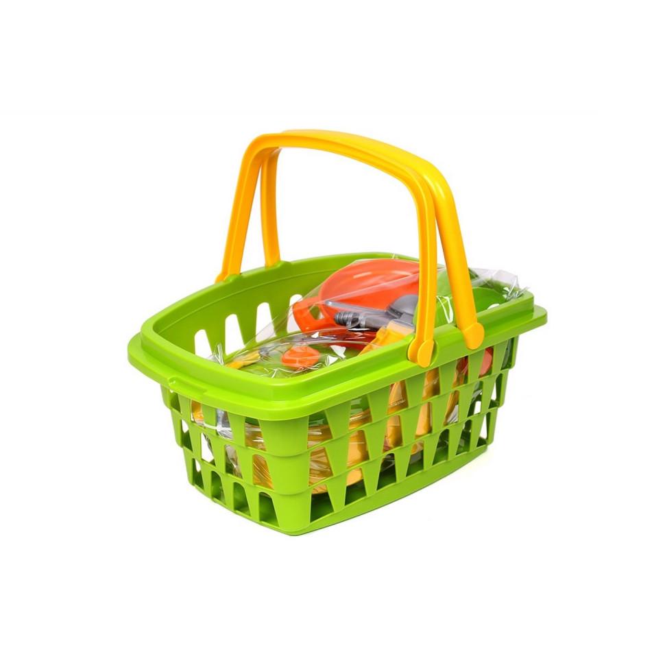 Ігровий набір"Посуд в кошику" ТехноК 4456TXK (RLT23657) - фото 2 Ігровий набір"Посуд в кошику" ТехноК 4456TXK (RLT23657) - фото 2