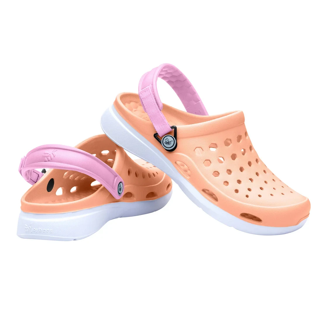 Сабо Joybees Womens Modern Clog Melon White р. 37,5 24,5 см Оранжевый (2661116835)