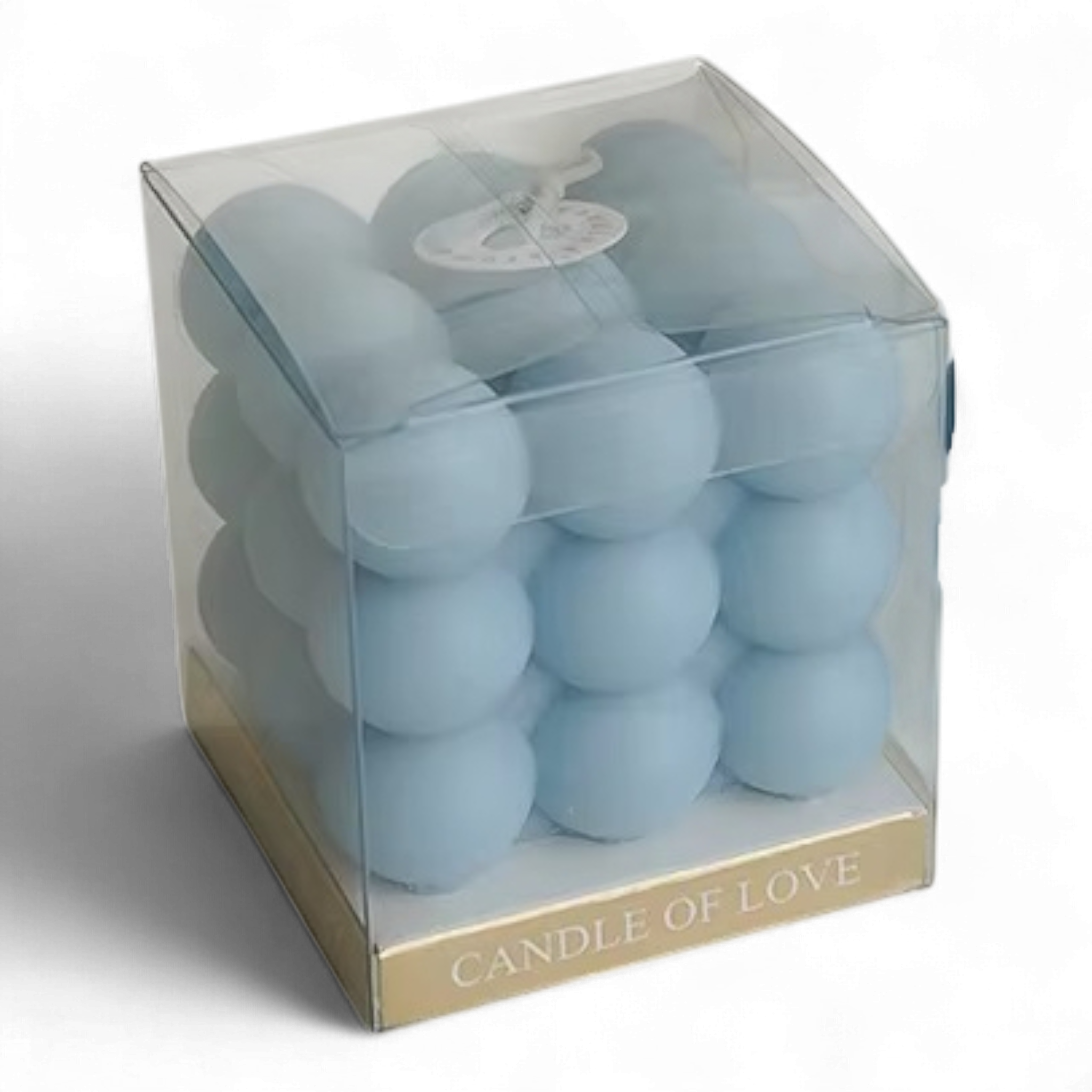 Свеча Du Song пузырьково-кубическая Небесно-голубая (00022) - фото 4