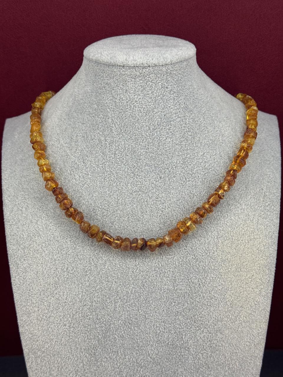 Бусы из янтаря лечебные 49 см (н-712)