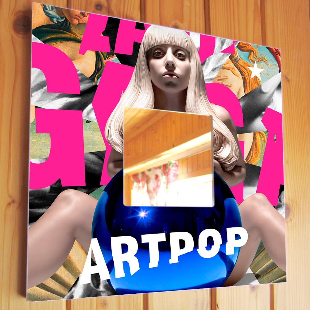 Зеркало декоративное Lady Gaga 260х260 мм (M00844)