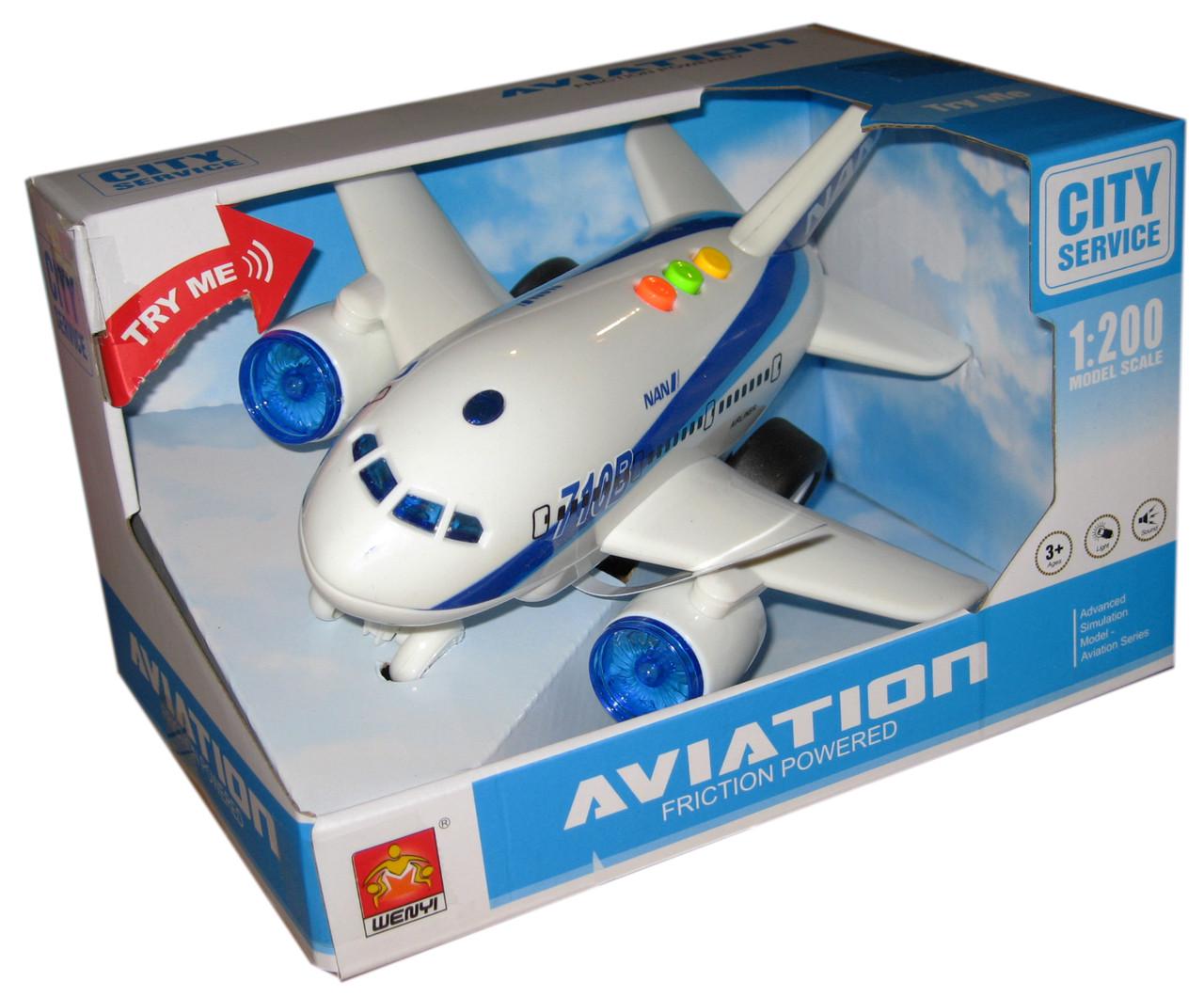 Самолет пассажирский WY710AB в коробке