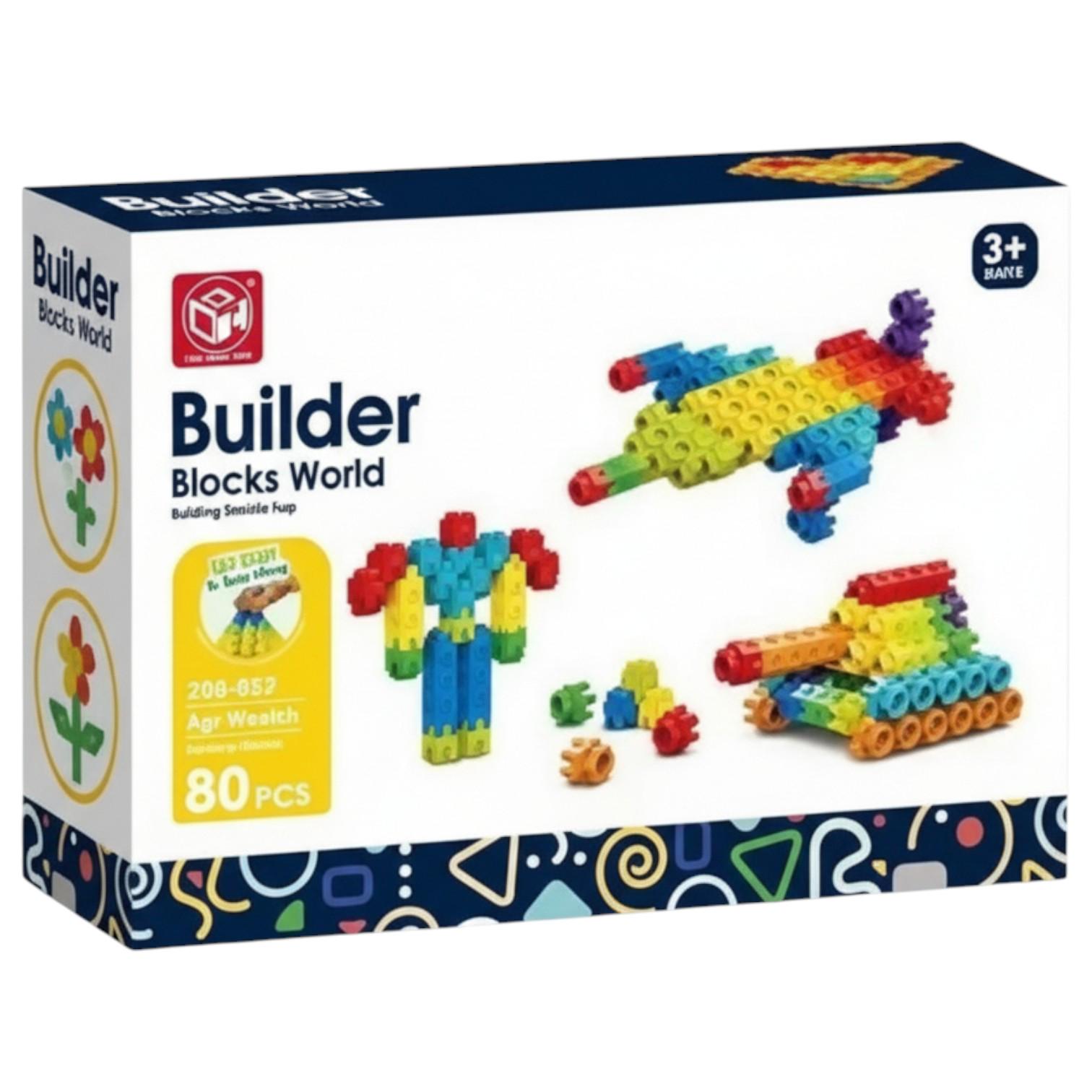 Конструктор детский 188-658 для творчества и логики 80 дет. (29116472)