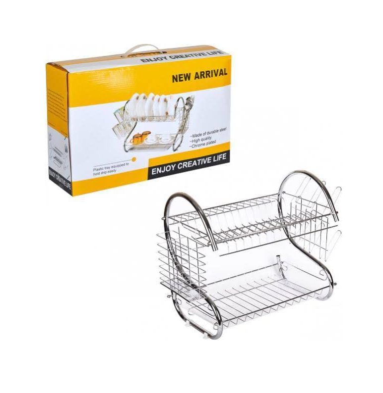 Сушилка для посуды Maestro Basic двухуровневая (MAE-MR-1025-38) Сушилка для посуды Maestro Basic двухуровневая (MAE-MR-1025-38)