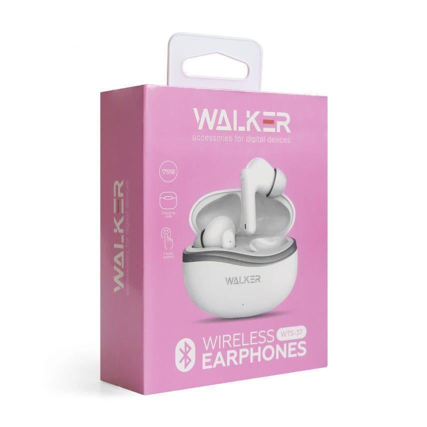 Наушники Bluetooth WALKER WTS-37 White - фото 9