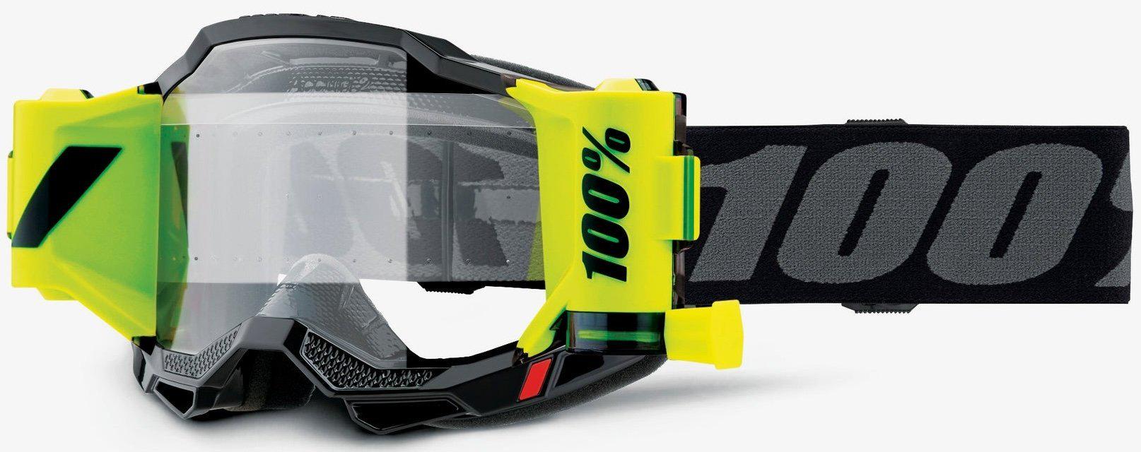 Мотоокуляри 100% ACCURI 2 FORECAST Goggle Black/Clear Lens/Roll/Off (34620)