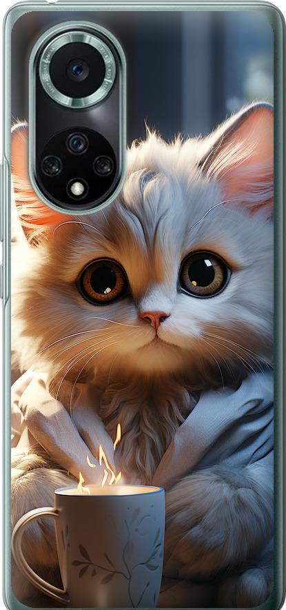 Чехол на Huawei Nova 9 Pro White cat (5646u-2503-42517)