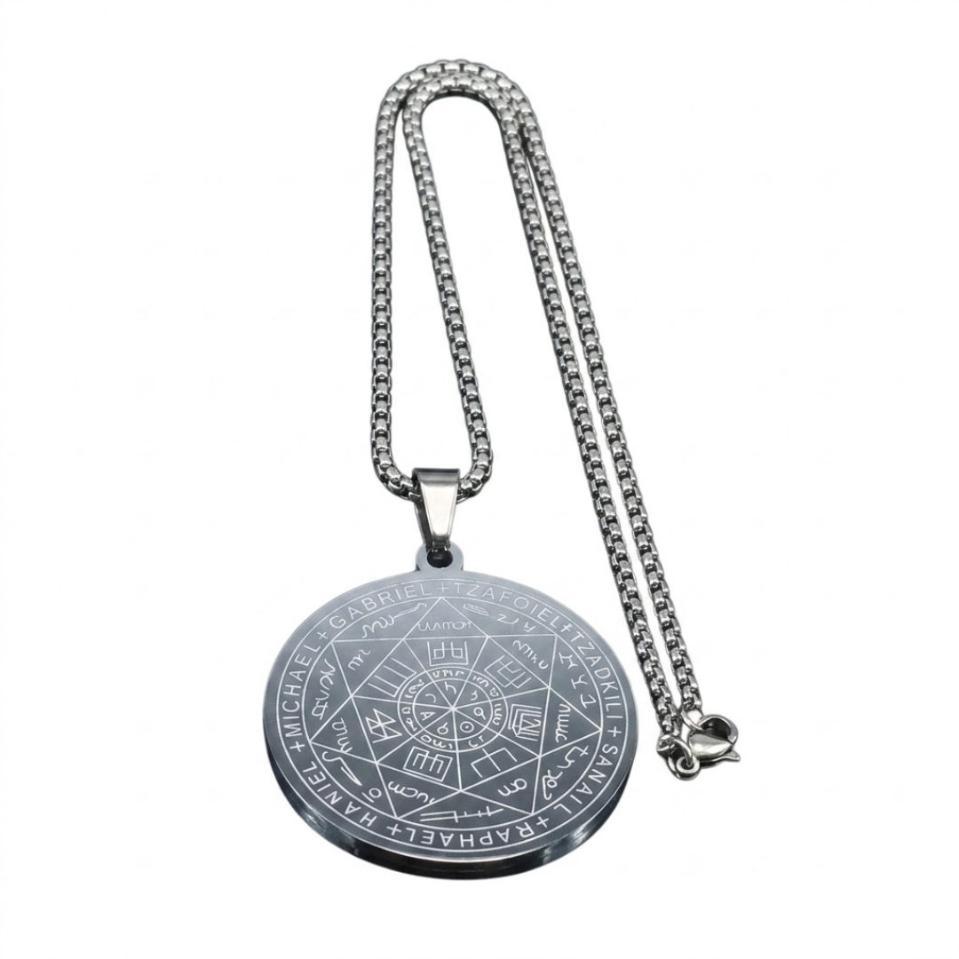 Кулон с цепочкой 60 см Серебристый (C02075-1)