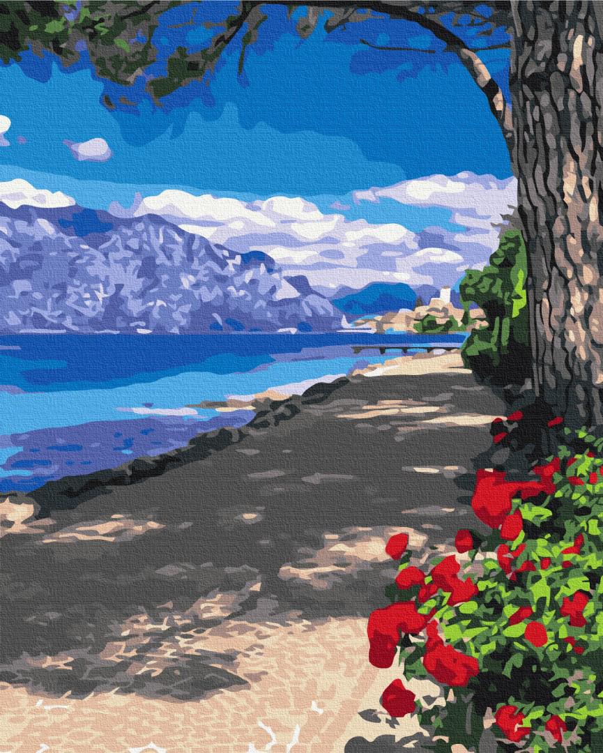 Картина по номерам Brushme Живописная аллея 48x60 см (BS39400L) Картина по номерам Brushme Живописная аллея 48x60 см (BS39400L)