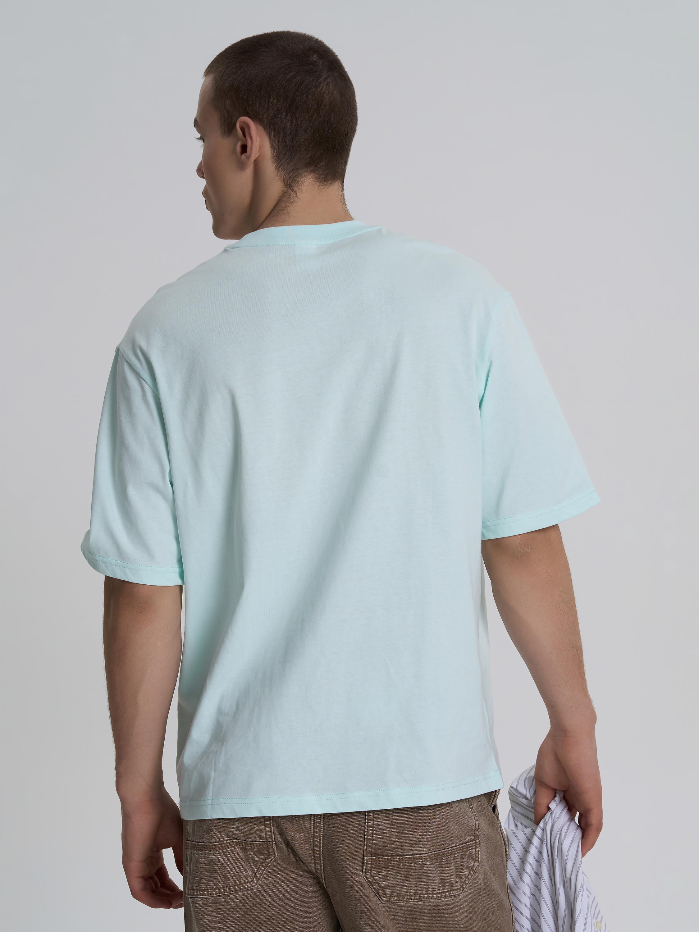 Футболка чоловіча ROZA 230926 XL Бірюзовий (4824005696909) - фото 3 Футболка чоловіча ROZA 230926 XL Бірюзовий (4824005696909) - фото 3