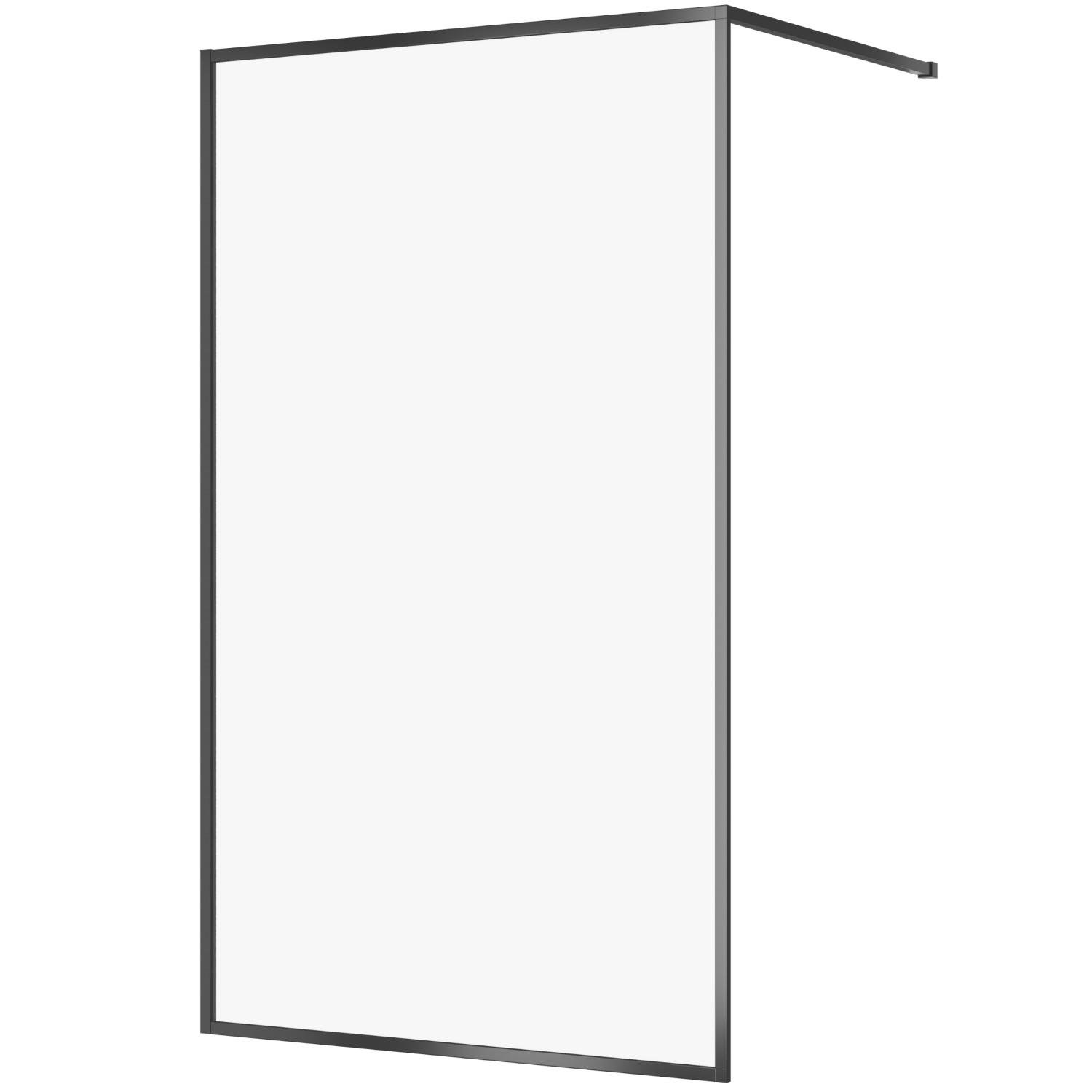 Душова стінка з тримачем Cersanit Larga Walk-in S932-140 120x200 см профиль Чорний (250833) Душова стінка з тримачем Cersanit Larga Walk-in S932-140 120x200 см профиль Чорний (250833)