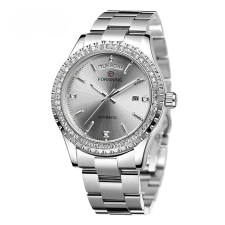 Наручний годинник Forsining 6919 Silver-Silver (1924) Наручний годинник Forsining 6919 Silver-Silver (1924)