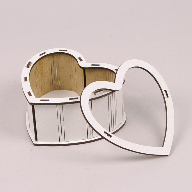 Коробка подарочная Flora Сердце с прозрачной крышкой Белый (33287) - фото 2 Коробка подарочная Flora Сердце с прозрачной крышкой Белый (33287) - фото 2