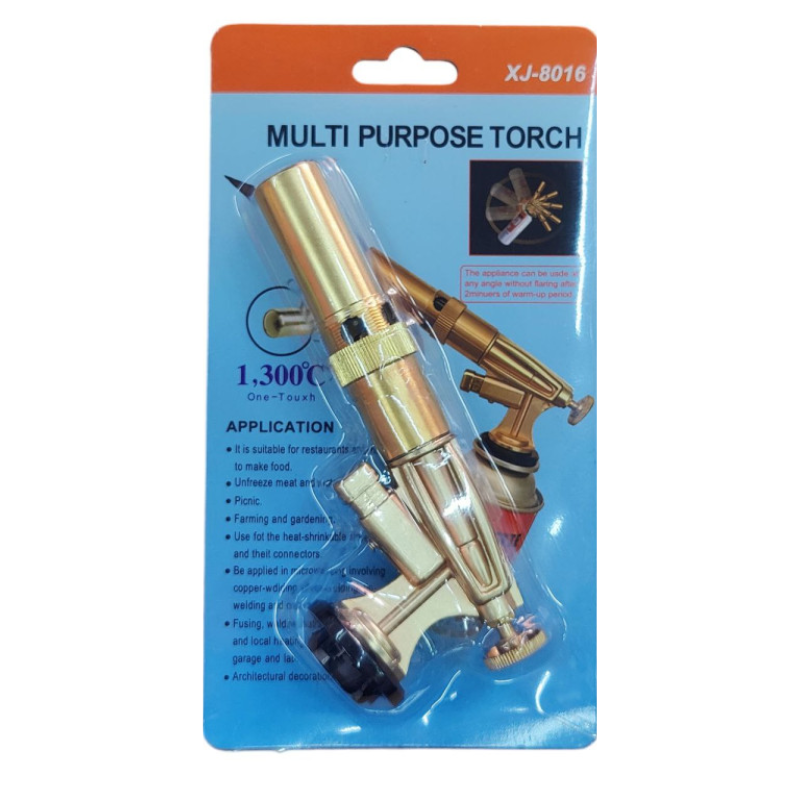 Горелка резак XJ-8016/911А газовая латунная с пьезоподжигом (25880275) - фото 4 Горелка резак XJ-8016/911А газовая латунная с пьезоподжигом (25880275) - фото 4