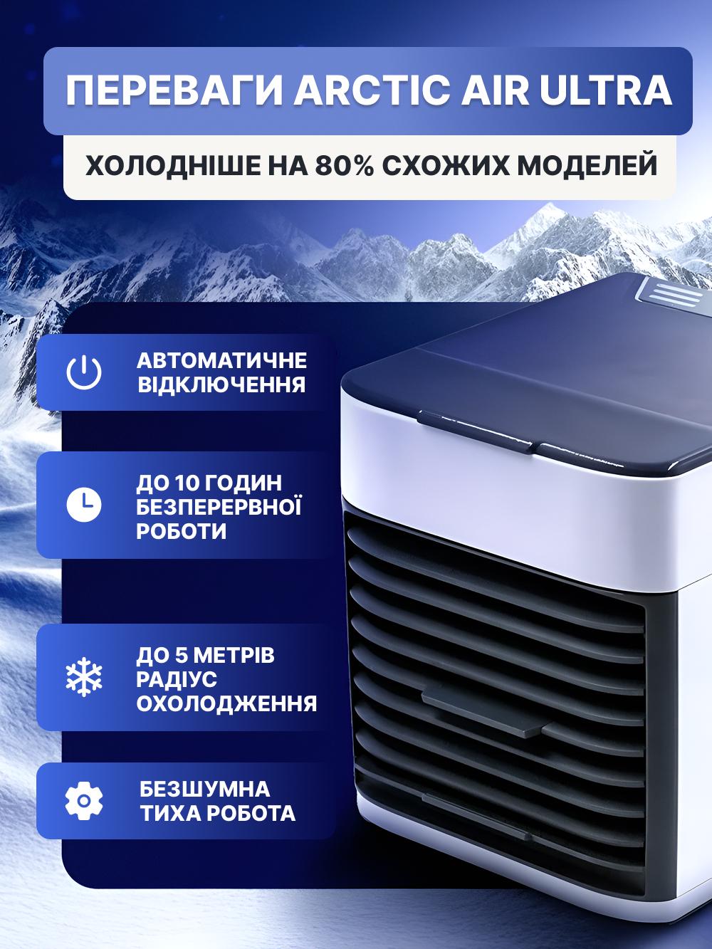 Кондиционер портативный 4в1 Arctic AIR Ultra Белый (f29bd39c) - фото 4 Кондиционер портативный 4в1 Arctic AIR Ultra Белый (f29bd39c) - фото 4