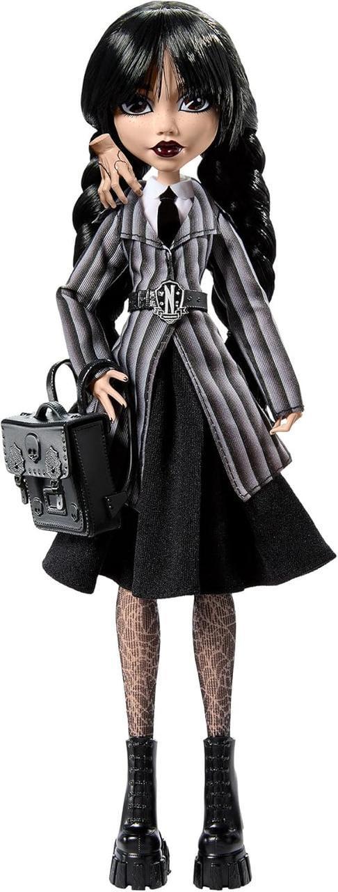 Кукла коллекционная Monster High X Wednesday Addams в школьной форме Mattel (HXJ04)