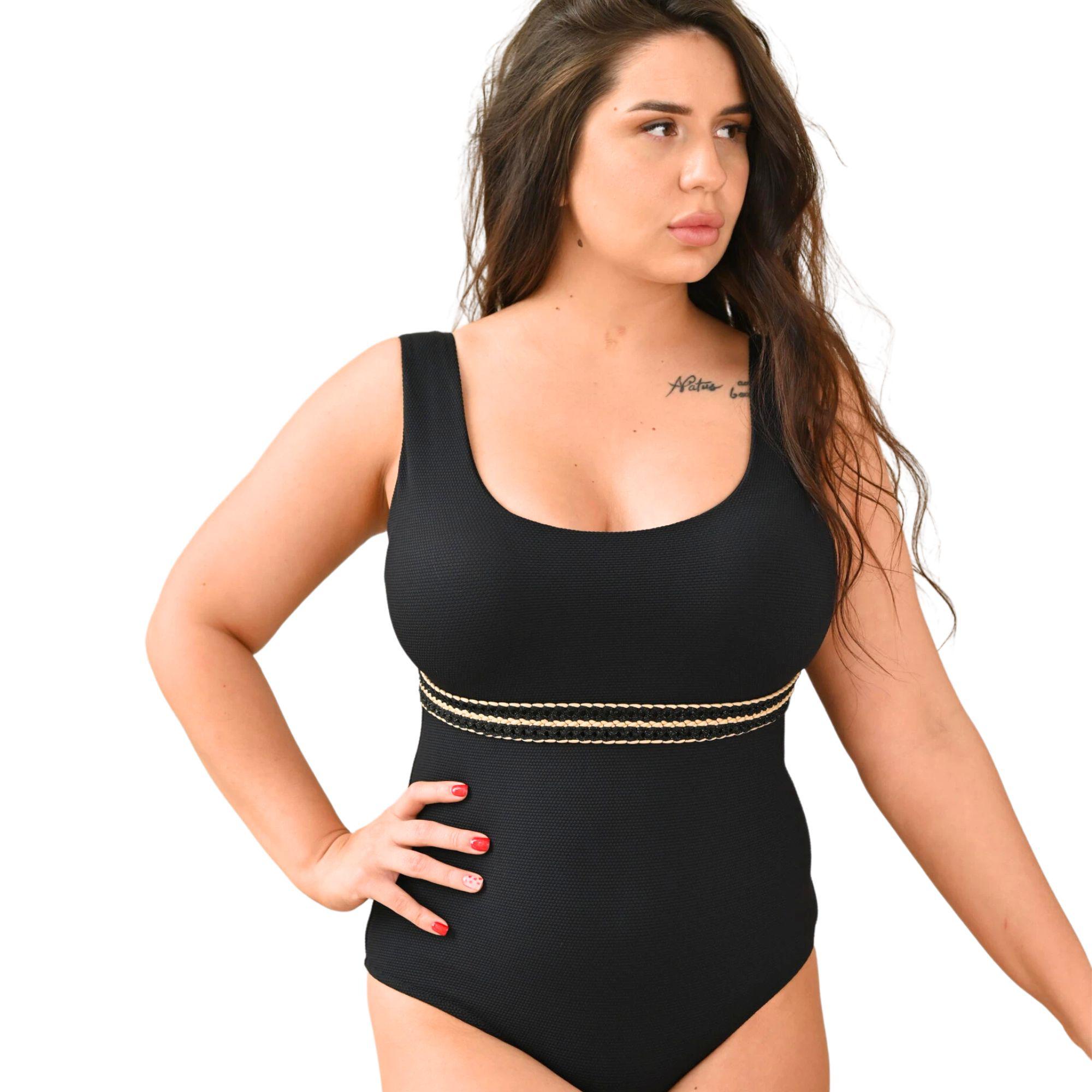 Купальник Toccata Victoria PSw/1 р. 44 Черный с золотом