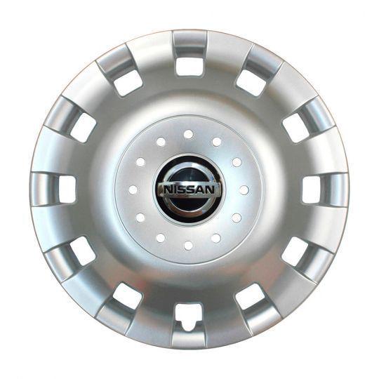 Ковпаки автомобільні SKS 414 R16 з логотипом Nissan 4 шт. Сріблястий Ковпаки автомобільні SKS 414 R16 з логотипом Nissan 4 шт. Сріблястий