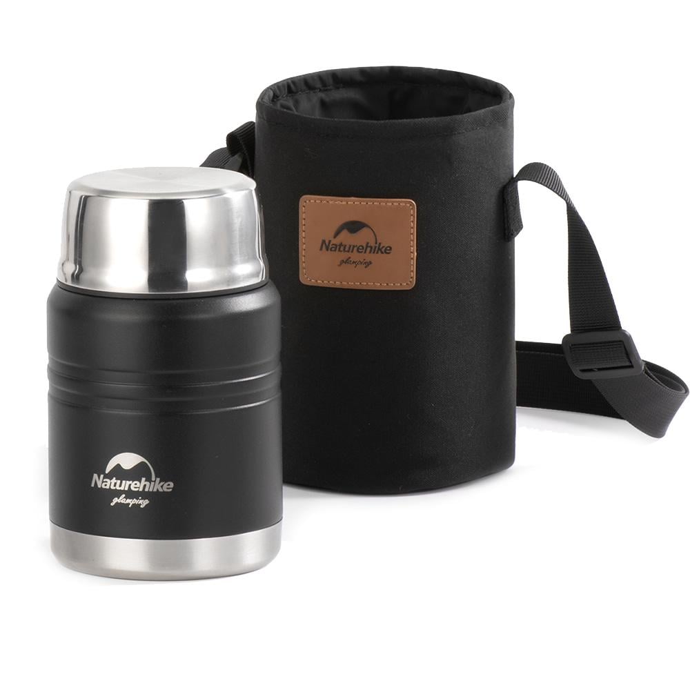 Термос для еды Naturehike Stew beaker NH20SJ041 500 мл Черный (6927595767467) - фото 2