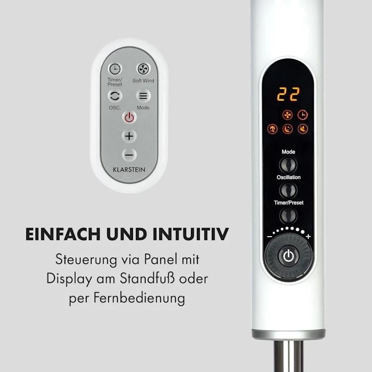 Вентилятор мобильный KLARSTEIN Sommerwind с пультом (10034675) - фото 2