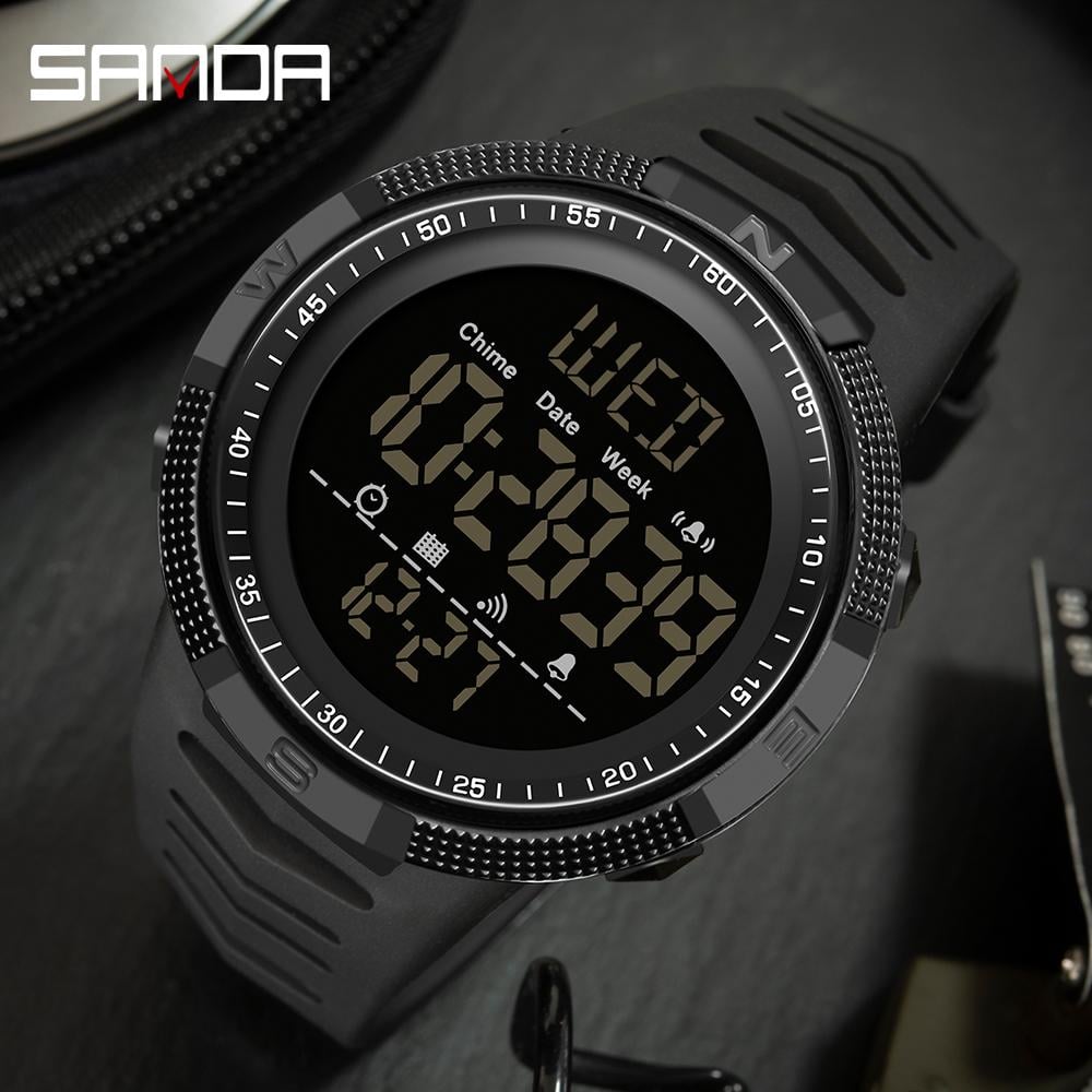 Годинник наручний чоловічий Sanda Spain Black (4428) - фото 3