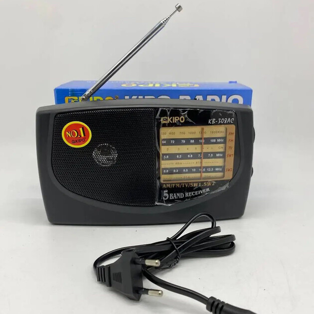Радиоприемник KIPO KB-308AC 5-ти волновой (ML-04427) - фото 4 Радиоприемник KIPO KB-308AC 5-ти волновой (ML-04427) - фото 4