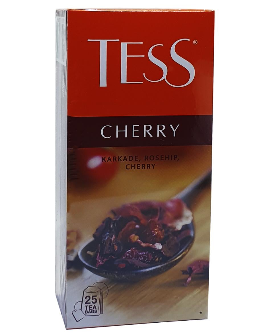 Чай каркаде Tess Cherry с шиповником и вишней в пакетиках Tess Cherry 25 шт. х 2 ч (52898) Чай каркаде Tess Cherry с шиповником и вишней в пакетиках Tess Cherry 25 шт. х 2 ч (52898)