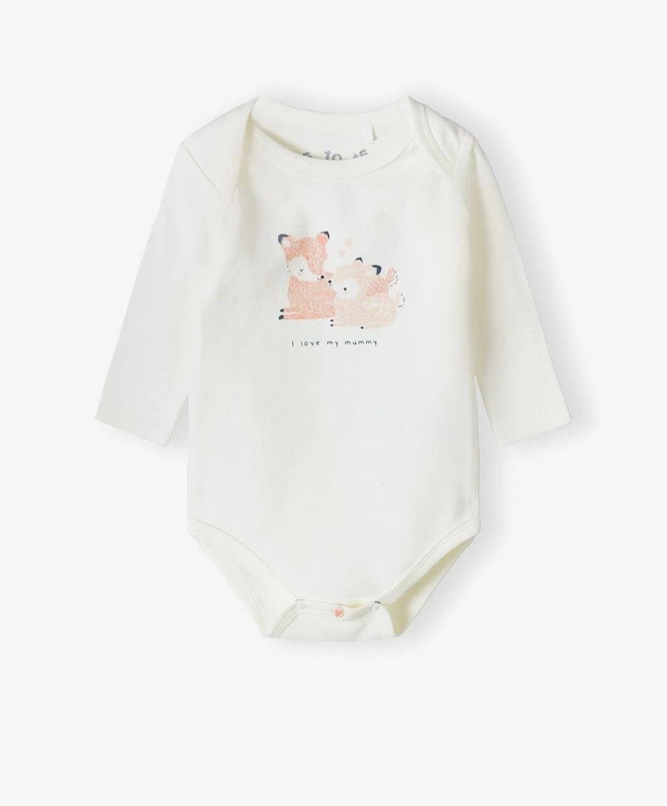 Боди 5.10.15 "I love my mummy" 56 см Кремовый (6w4301) Боди 5.10.15 "I love my mummy" 56 см Кремовый (6w4301)