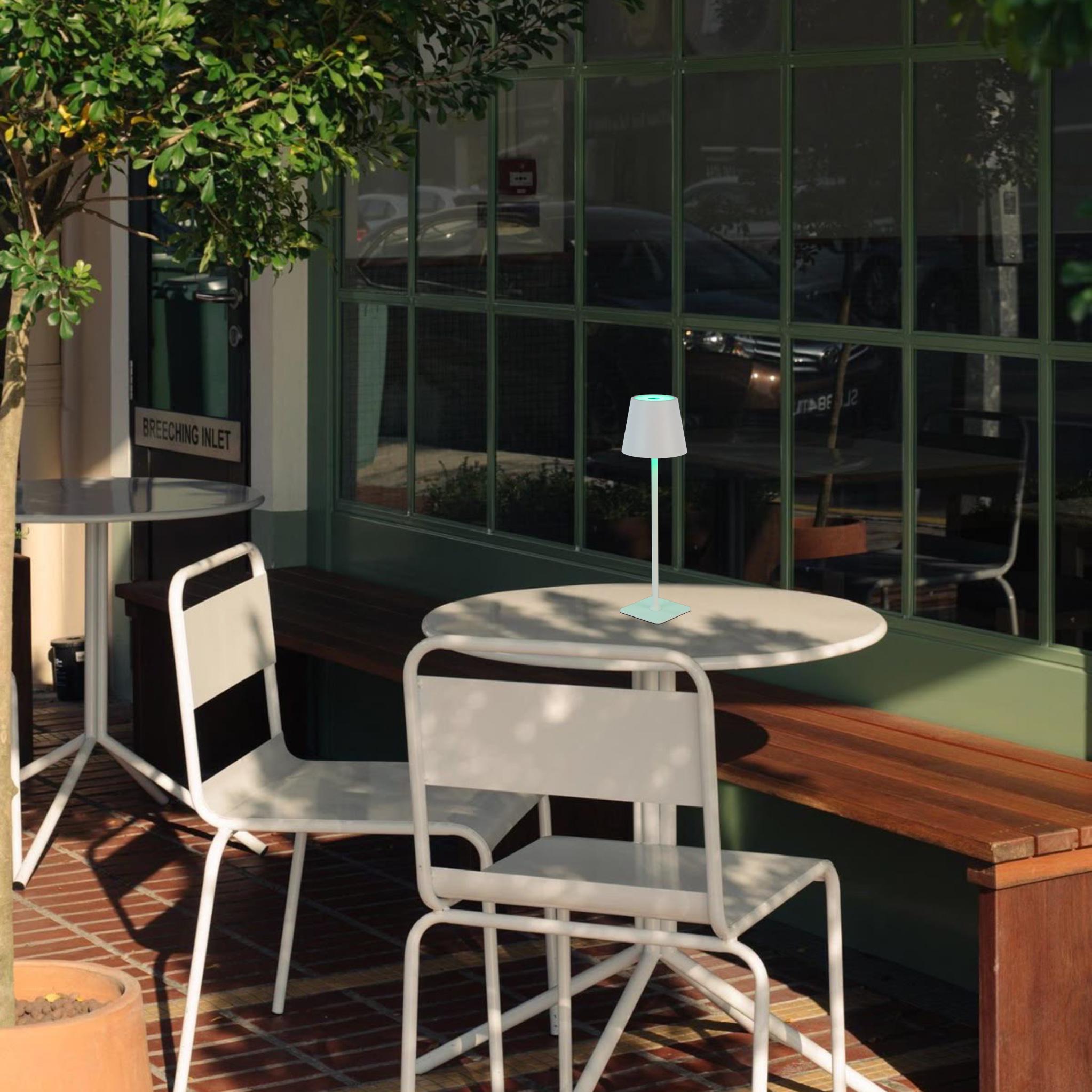 Настольная лампа с цветным светом для бара/кафе/ресторана Белый (795-LTA15SW RGB WHITE) - фото 2