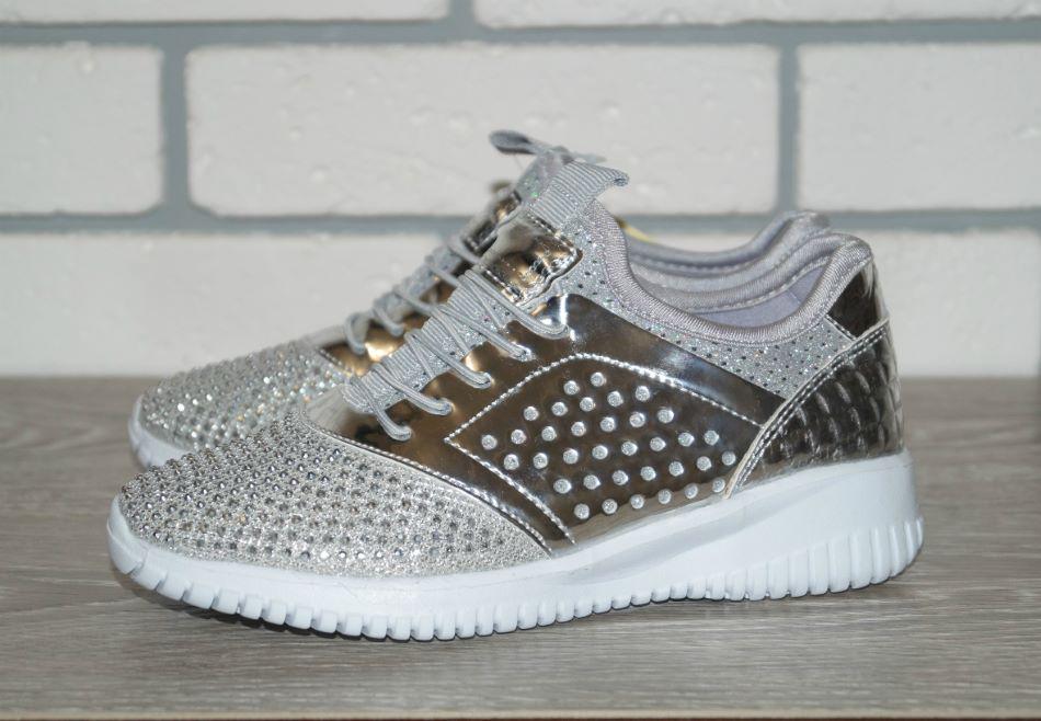 Кроссовки Prime 32 р. 20 см Cеребристый (30101-32)