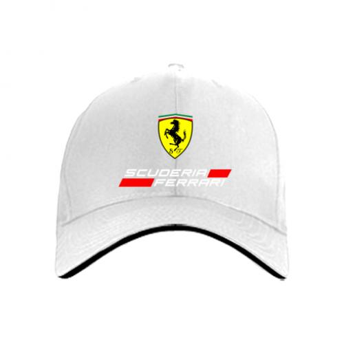 Кепка Scuderia Ferrari Белый (18646337-1-209152)