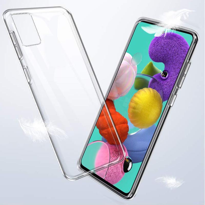 TPU чохол Epic Transparent 1,0mm для Samsung Galaxy A51 - фото 5