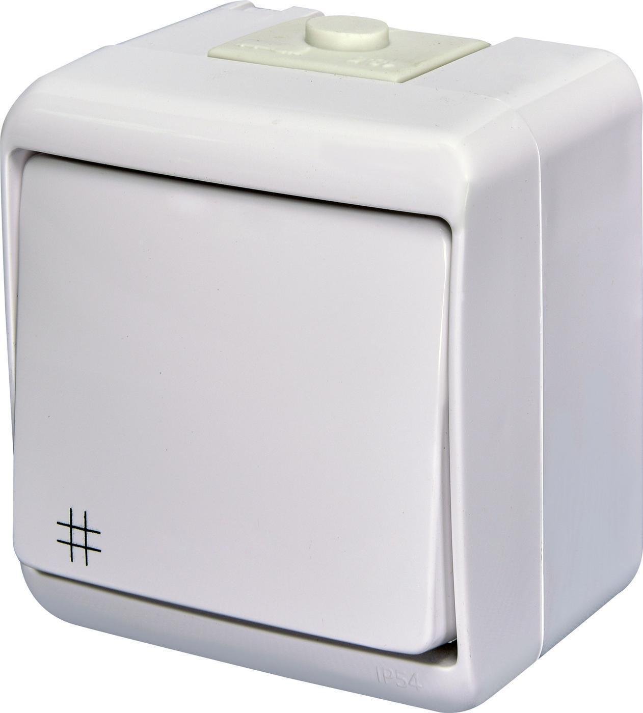 Вимикач перехресний ETI VHE-6 IP54 Білий (4668005)