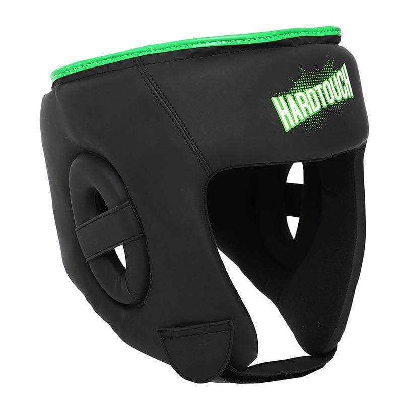 Шлем боксерский открытый BO-4440 Hard Touch XL Черно-зеленый (37452012)