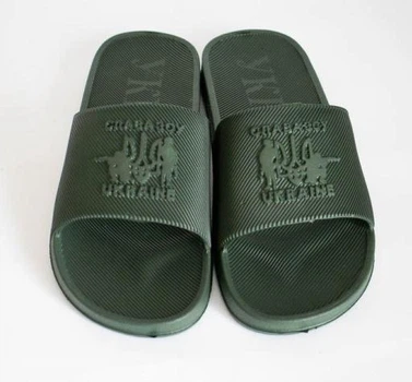 Капці чоловічі гумові р. 43 Зелений (П-40)