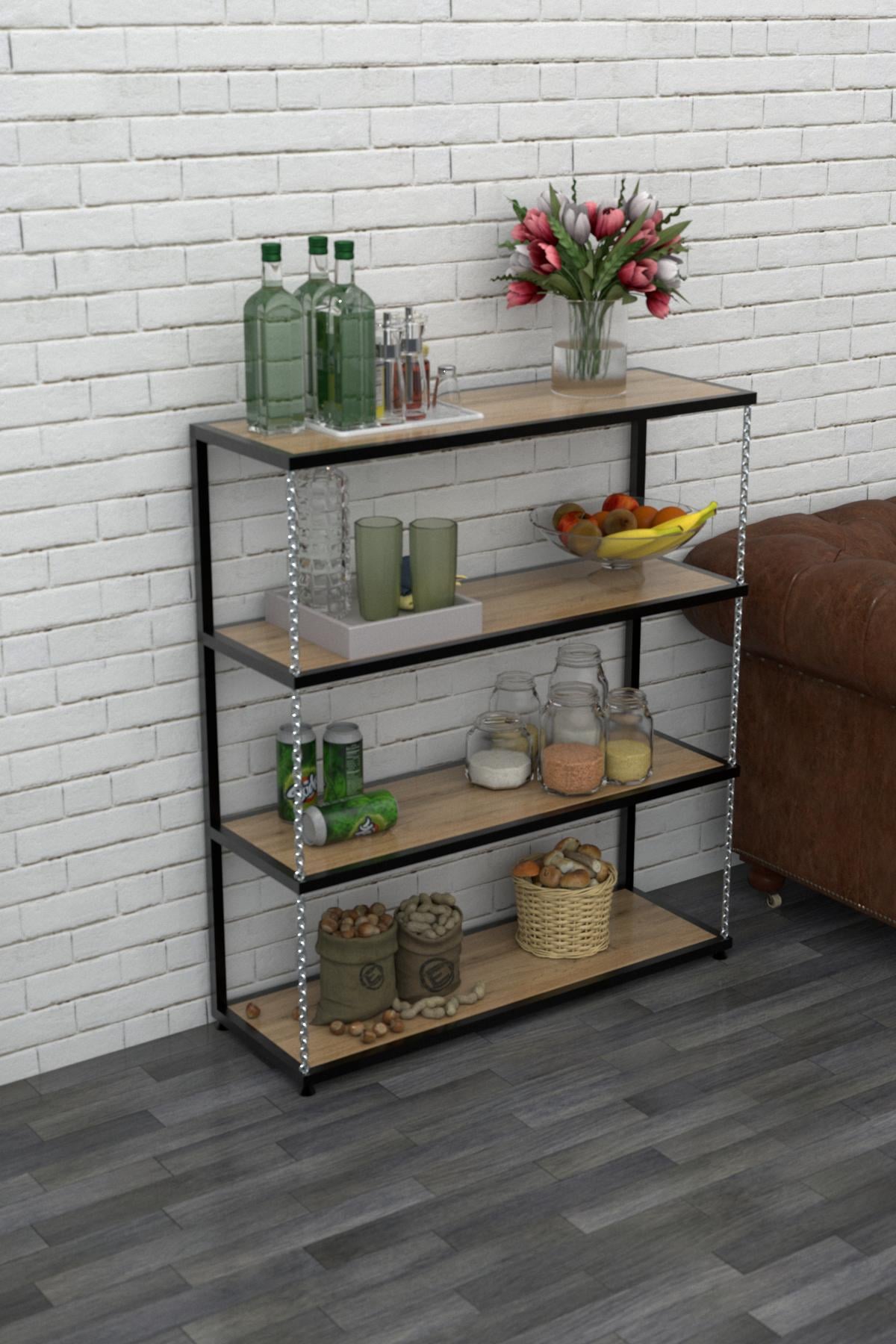 Стеллаж EcoLoft Novelle DSP-1153 в стиле лофт Дуб Аппалачи (24365415) Стеллаж EcoLoft Novelle DSP-1153 в стиле лофт Дуб Аппалачи (24365415)