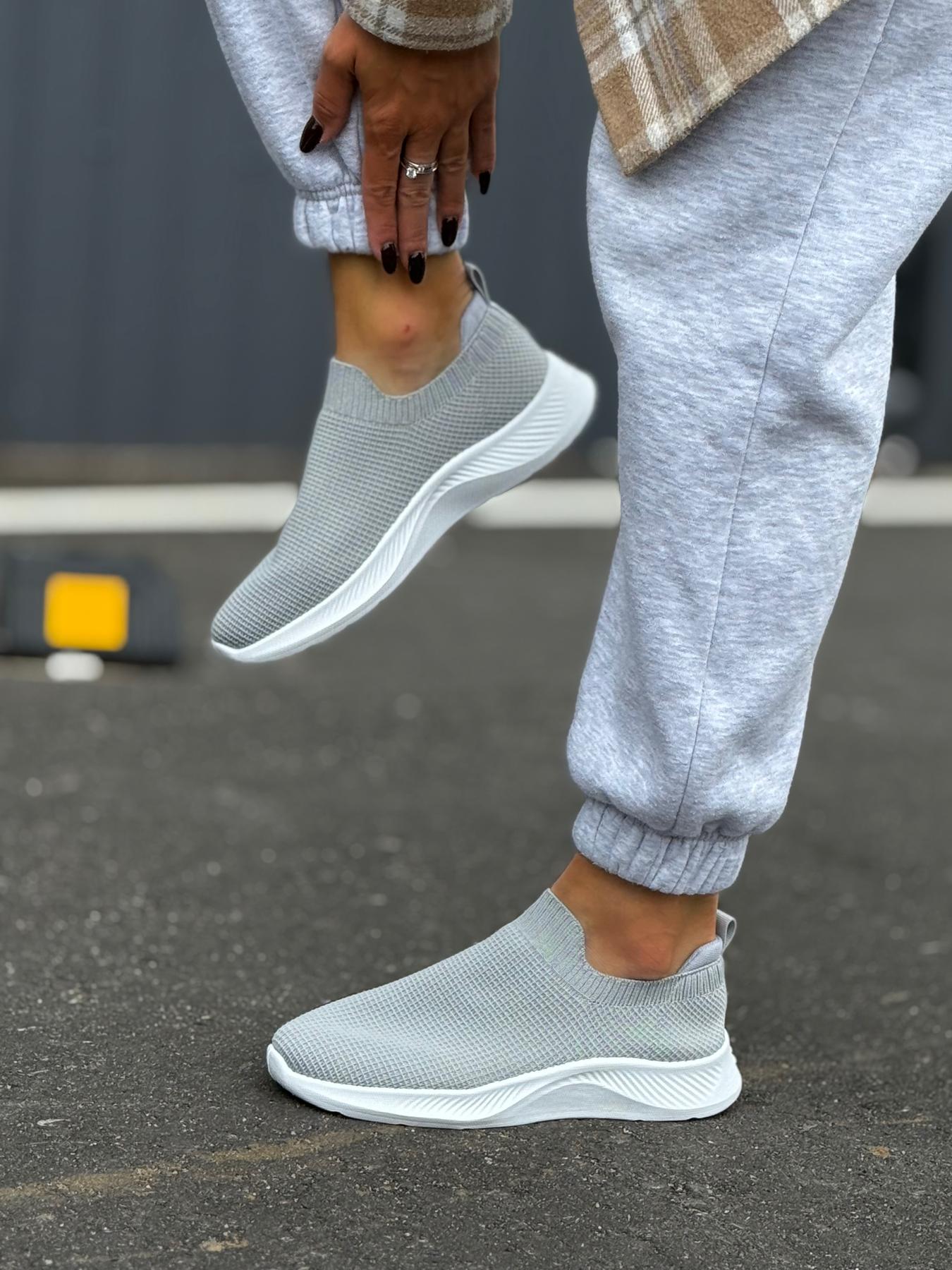 Кроссовки женские Текстиль р. 38 Серый (13426807) - фото 2 Кроссовки женские Текстиль р. 38 Серый (13426807) - фото 2